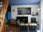 living coté chambre et hall